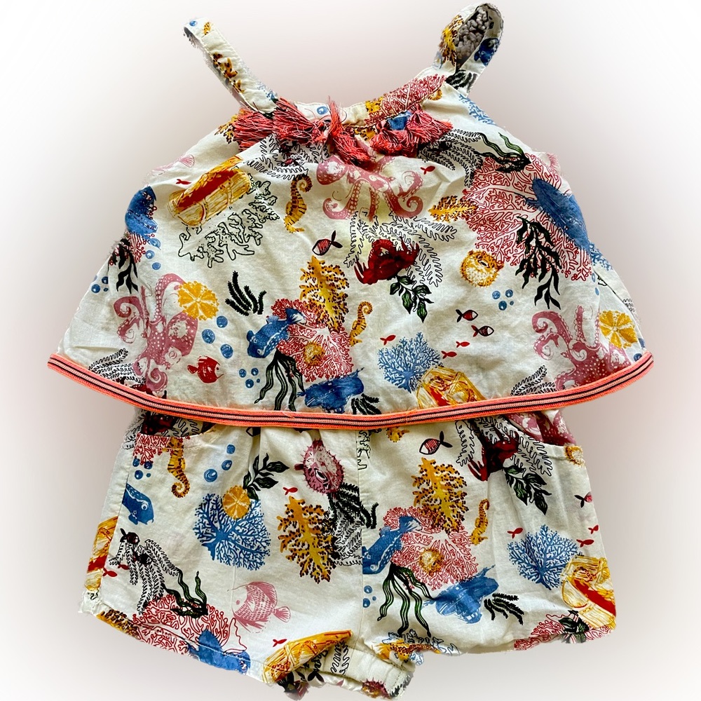 Tommy Bahama romper for girls. Size 2T